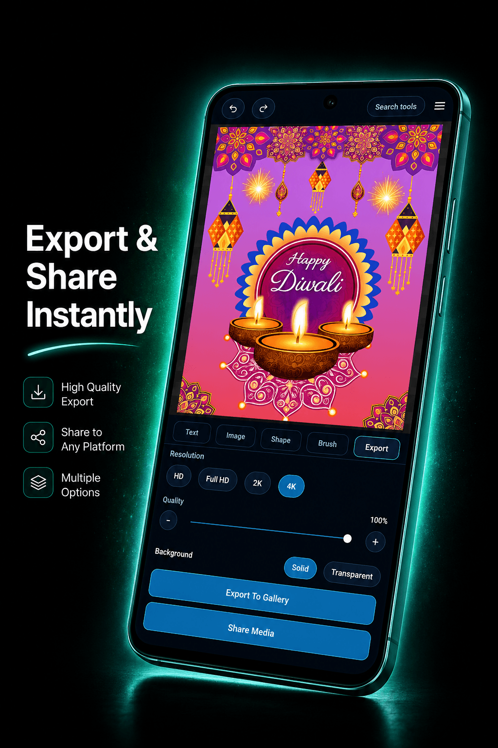 Export and share